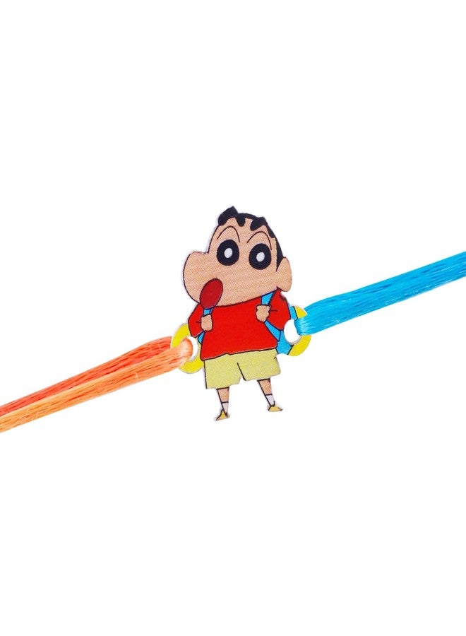 Okos Pack of 3 Rakhi Combo of Trendy Cartoon Characters For Kids For Rakshabandhan With Multi Color Adjustable Cotton Thread Cute and Dearest Bhai/Bhaiya/Brother CO1000469KID - Image 2